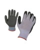 Manusi de protectie gri semiacoperite latex cu manson elastic Top Strong pe blister